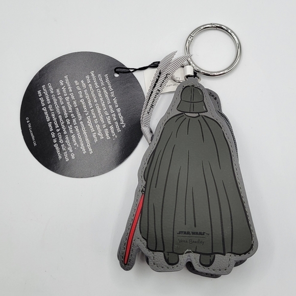 Vera Bradley Star Wars Darth Vader Bag Charm Coin Far Far Away Light Vs Dark - Picture 2 of 6
